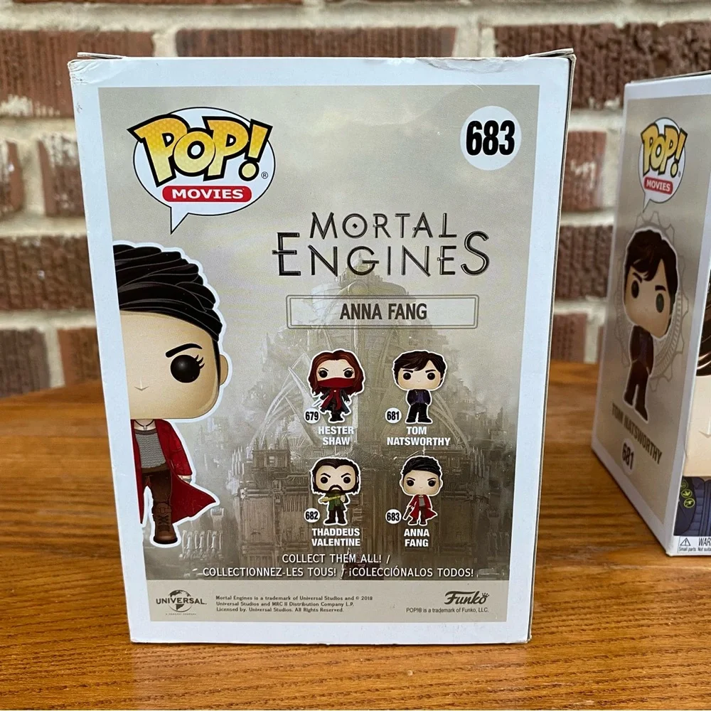 Funko POP Mortal Engines BUNDLE Tom Natsworthy & Anna Fang 681/683